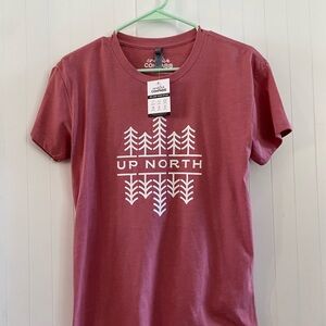 NWT Up North Graphic Pines T-Shirt Women’s M